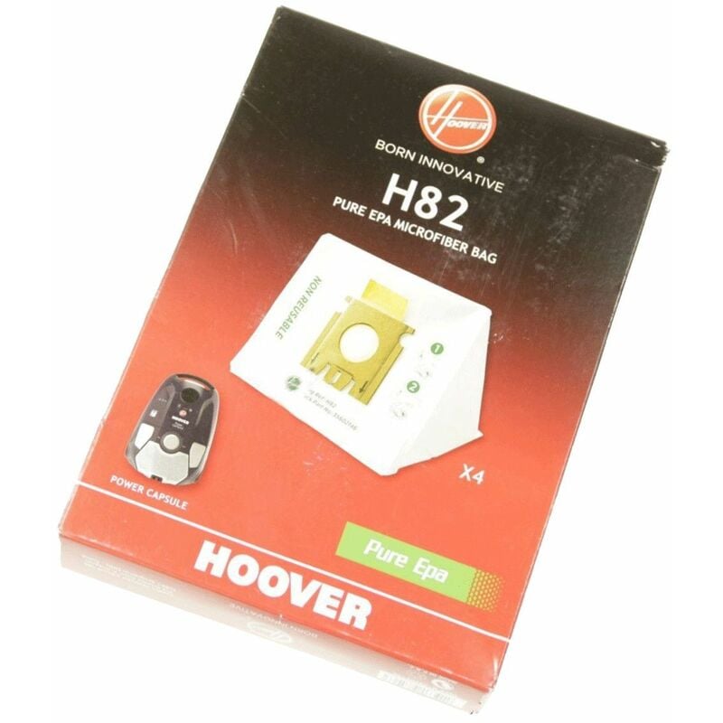 foto del prodotto hoover set di 4 sacchetti microfibra h82 aspirapolvere 334689