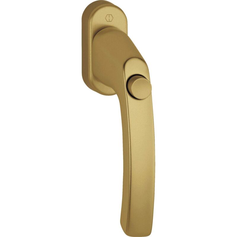 foto del prodotto hoppe 11780149 maniglia per finestra li ge con bottone automatico, vk 7 x 40, bronzo anodizzato,