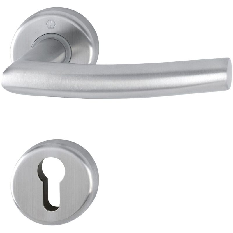 foto del prodotto hoppe alta 10756952 spingitore su rosetta pz, 39 47, in acciaio inox