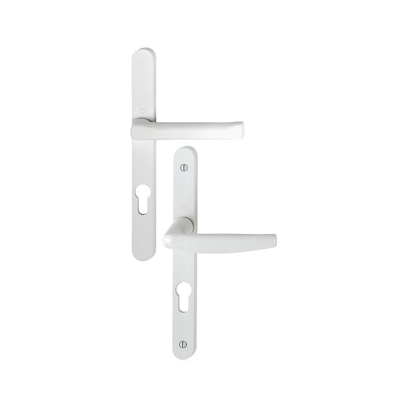foto del prodotto hoppe atlanta 113kh 300lmsgl 1530 set di porte con piastra stretta sporgenza ridotta 195 mm bianco 9016 key i entr.70 c.7 p.78 87 3309311