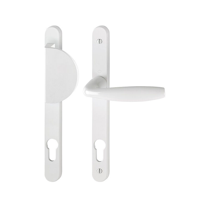 foto del prodotto hoppe atlanta 554 300lmsgl 1530 piastra stretta bianco 9016 key i entr.70 p.68 77 3657876