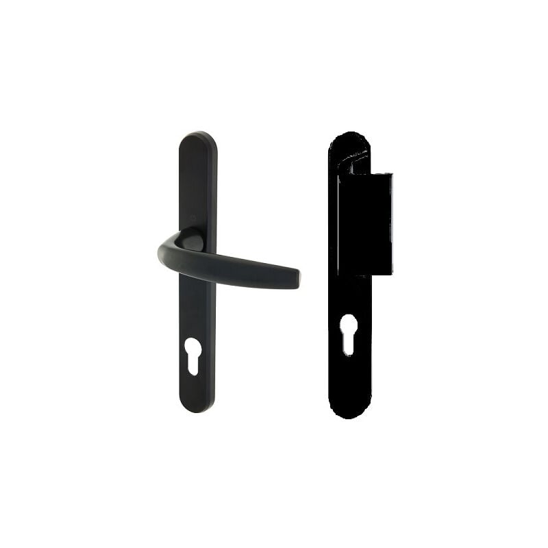 foto del prodotto hoppe atlanta 554 3346 1530 set di porte di piano a piastra stretta nero 9714 chiave i ent.8 92 56 70 2354620