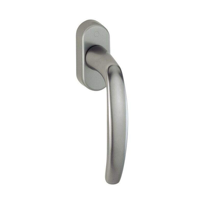 foto del prodotto hoppe atlanta secustik 0530 us952 maniglia a ribalta vite quadrata variofit 9 19mm 30 35mm aspetto alluminio acciaio inox f9 10804248
