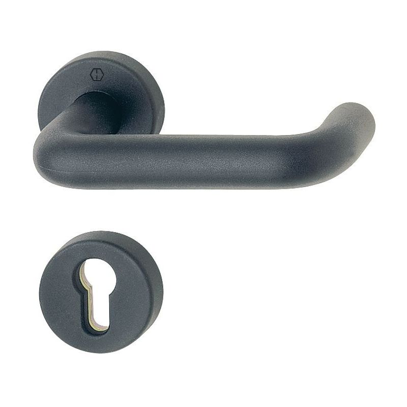 foto del prodotto hoppe maniglia fs parigi per protezione dal fuoco porte brand schu tztueren t30 t60 t90 plastica nero completo per wc