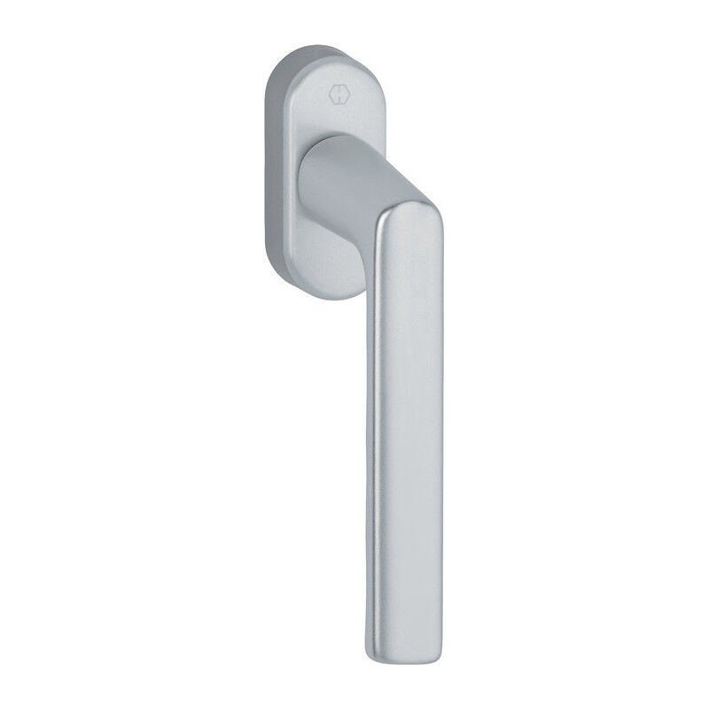 foto del prodotto hoppe poign e de fen tre hamburg 0700l u26 alu.f1 alu.couleur argent 32 42mm stand.