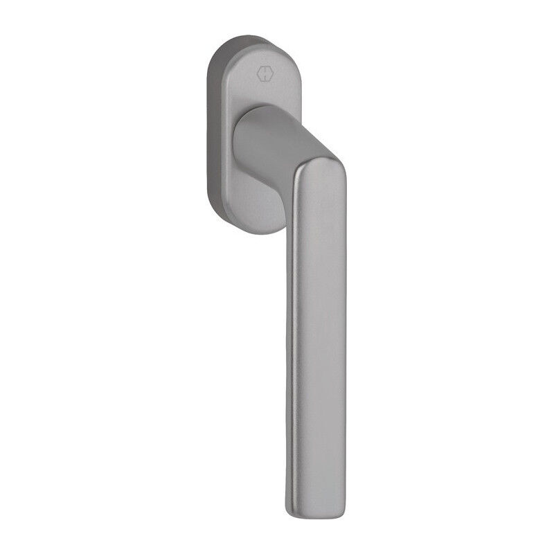 foto del prodotto hoppe poign e de fen tre hamburg 0700l u26 alu.f9 alu.couleur acier 32 42mm stand.