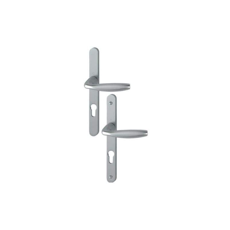 foto del prodotto hoppe set di porte su piastra new york key i in acciaio inox look f9 spessore 68 77 1810 300lfgl 1810rh 3766651