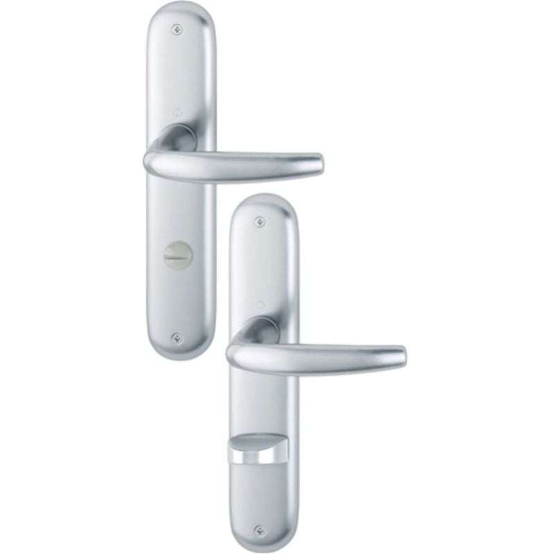 foto del prodotto hoppe - set piastre lunghe atlanta 1530 / 273p alu.f1 sk / ol 78mm din l / r