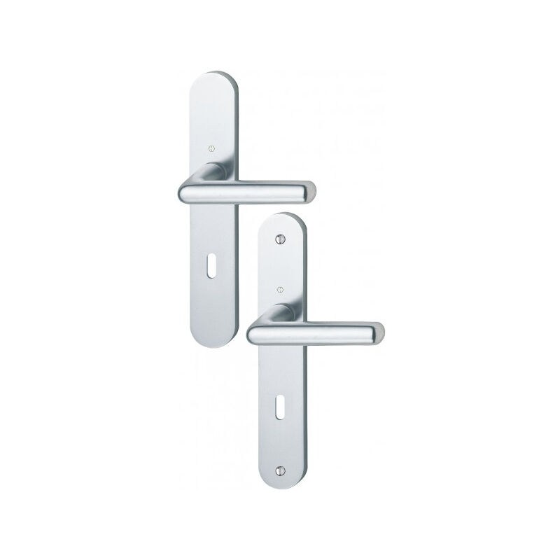 foto del prodotto hoppe set porte cortina 195f 300m argento chiave l 582662