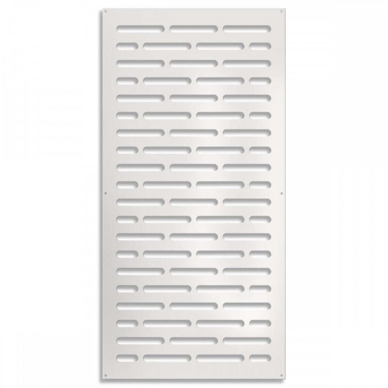 foto del prodotto hot dog pannello in pvc traforato parasole misura 47x94 cm colore bianco