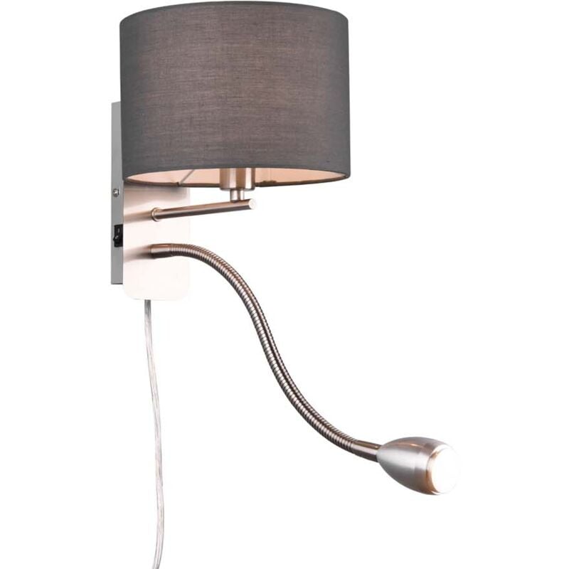 foto del prodotto hotel appl.led acc. paral.grigio c e14 20x25