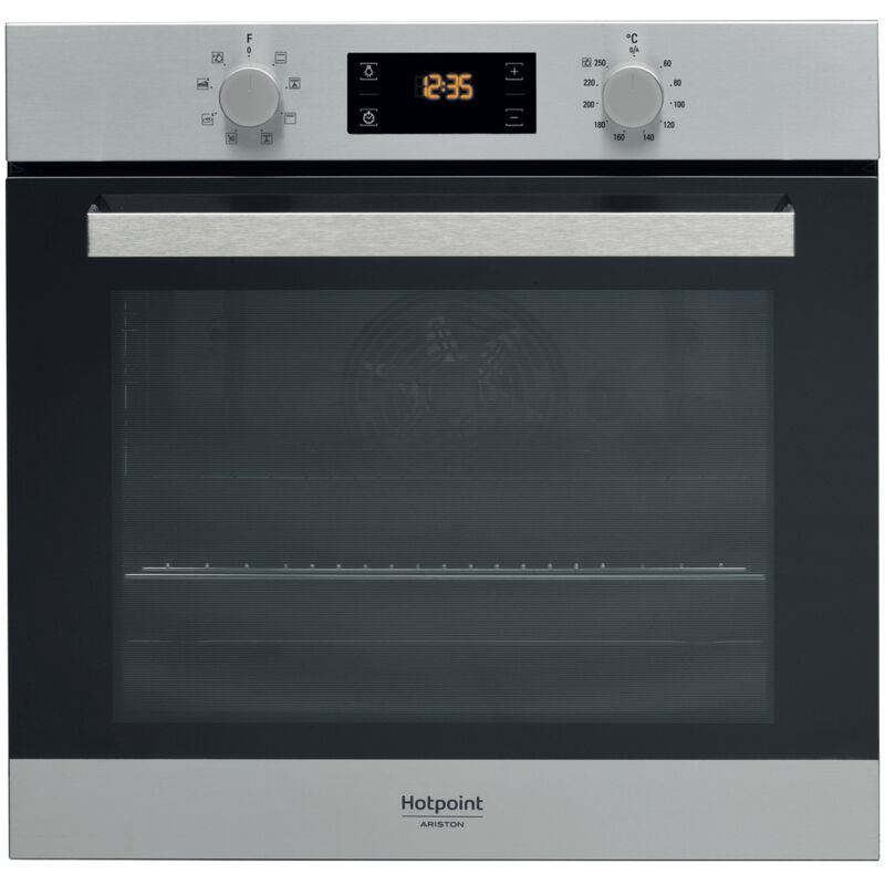 foto del prodotto hotpoint ariston forno da incasso fa3 540 h ix ha. dimensione del forno media, tipo di forno forno elettrico, capacit interna forno totale 66 l.