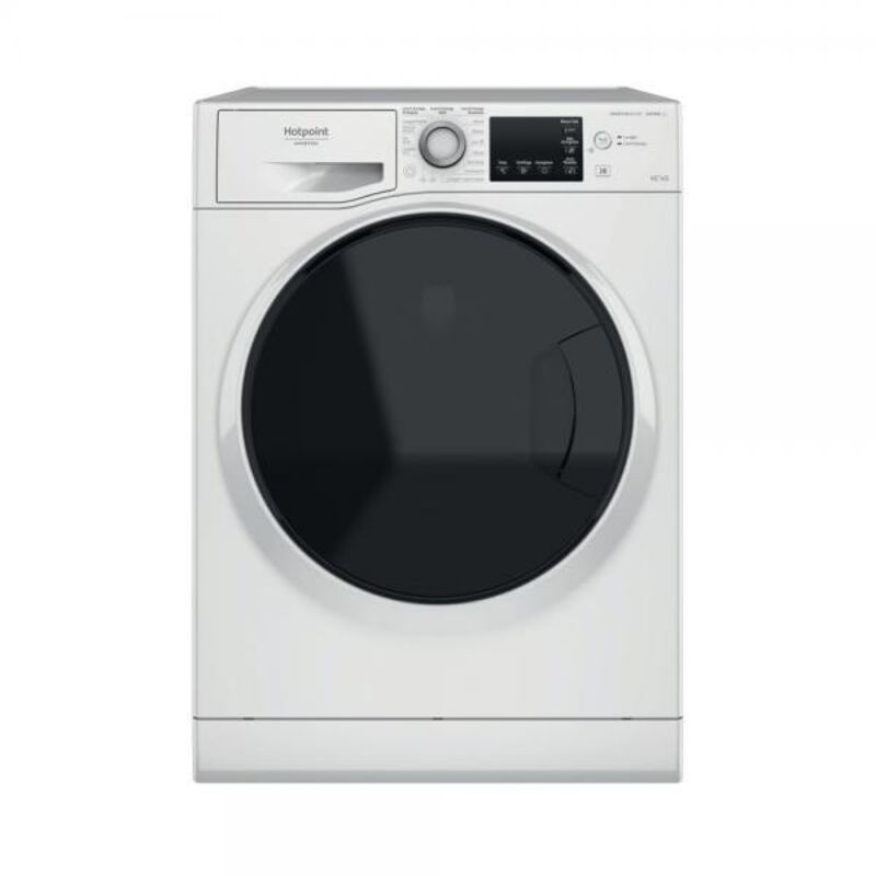 foto del prodotto hotpoint ariston - lavasciuga hotpoint ndb 9636 da it libera installazione caricamento frontale bianco classe d