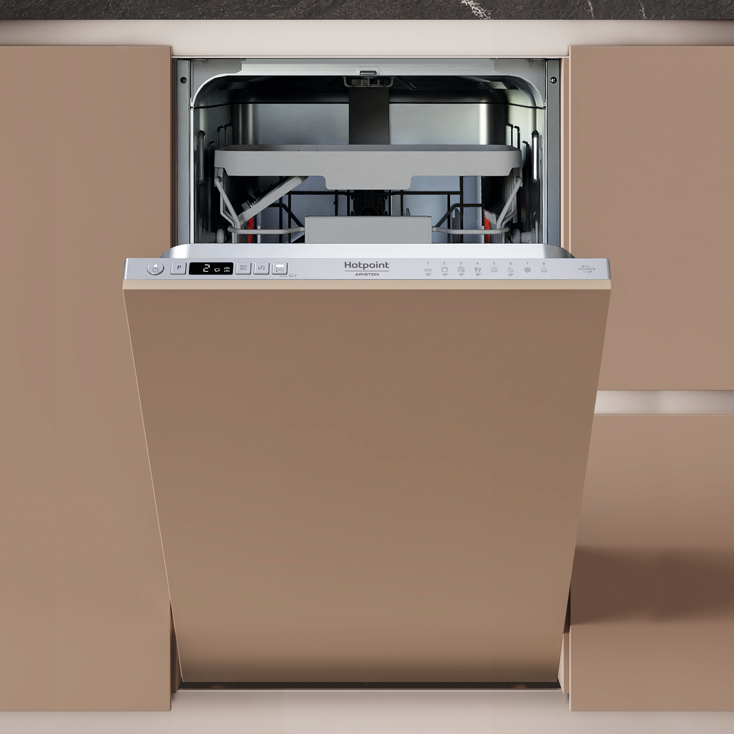 foto del prodotto hotpoint ariston lavastoviglie da incasso hsic 3m27 c s