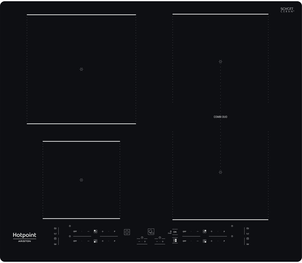 foto del prodotto hotpoint ariston piano cottura a induzione hb 4860b ne