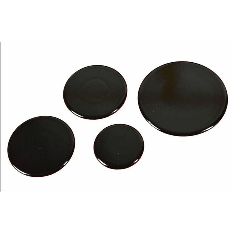 foto del prodotto hotpoint ariston set di cappucci bruciatore originali 4 pezzi piano cottura ariston hotpoint 4347714