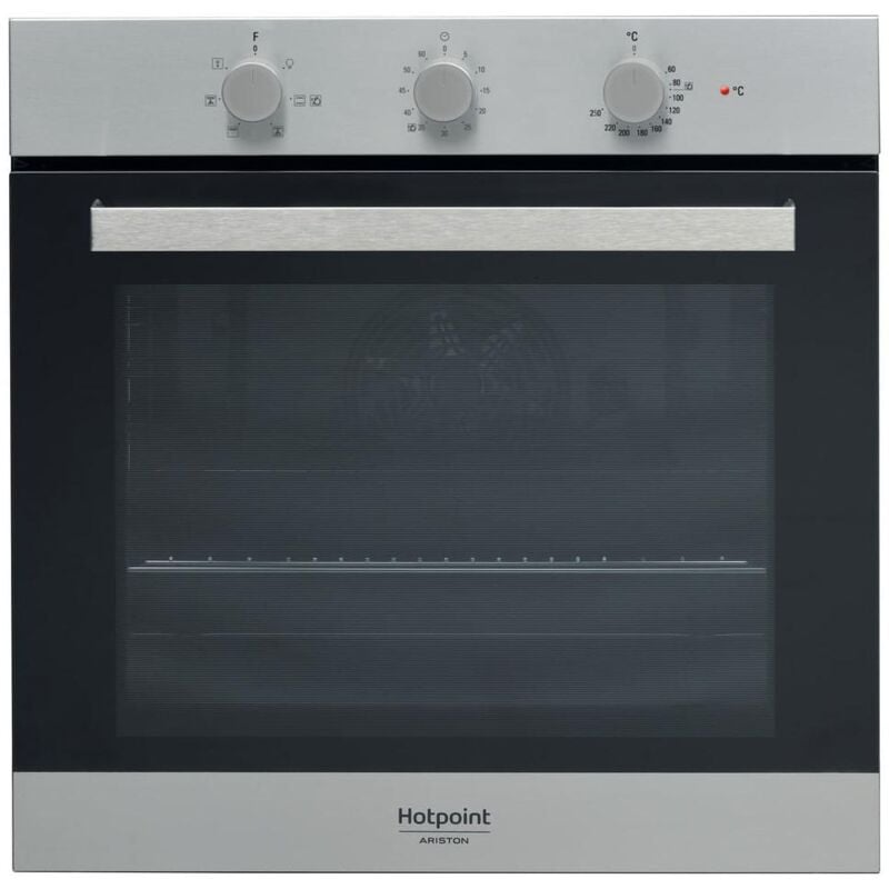 foto del prodotto hotpoint fa3 530 h ix ha 66 l 3600 w a nero, acciaio inossidabile