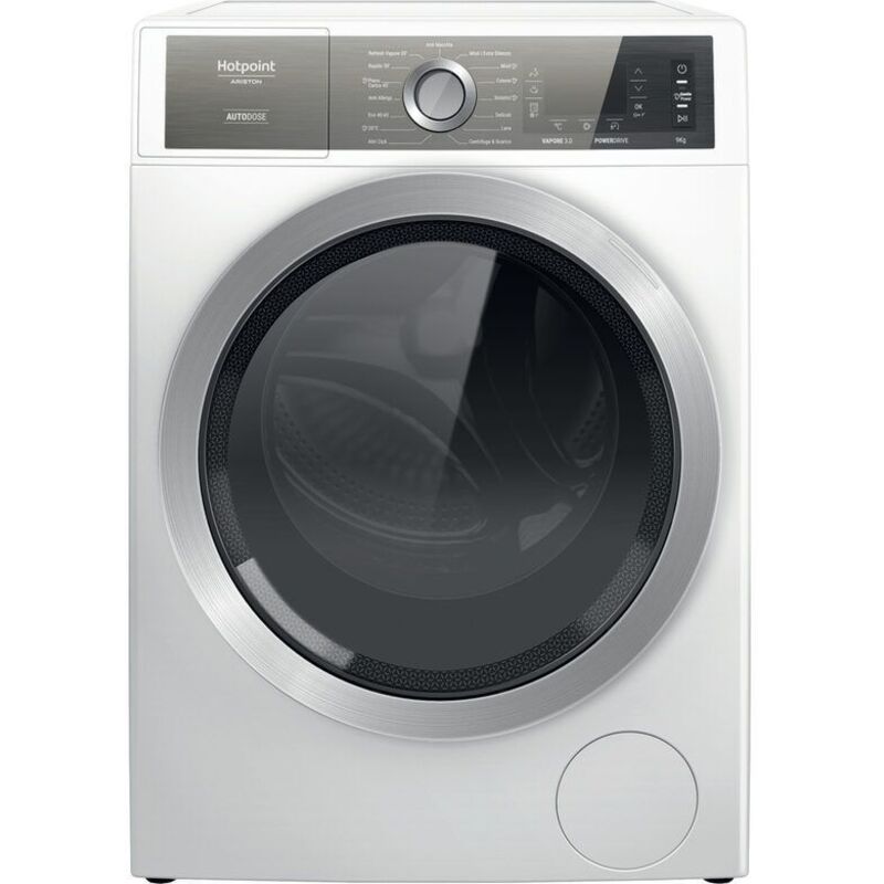 foto del prodotto hotpoint h8 w946wb it lavatrice caricamento frontale 9 kg 1400 giri min a bianco