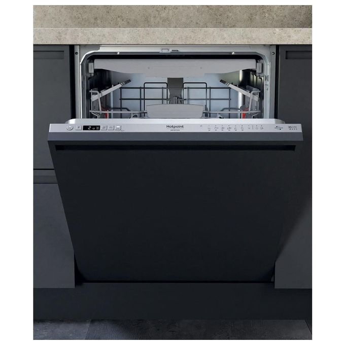 foto del prodotto hotpoint ic3c26nwf lavastoviglie da incasso a scomparsa totale 14 coperti classe energetica e a 9 programmi 60 cm