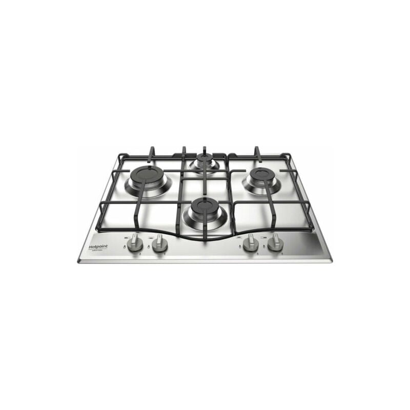 foto del prodotto hotpoint pcn 642 ix har piano cottura acciaio inossidabile da incasso 59 cm gas 4 fornello i 