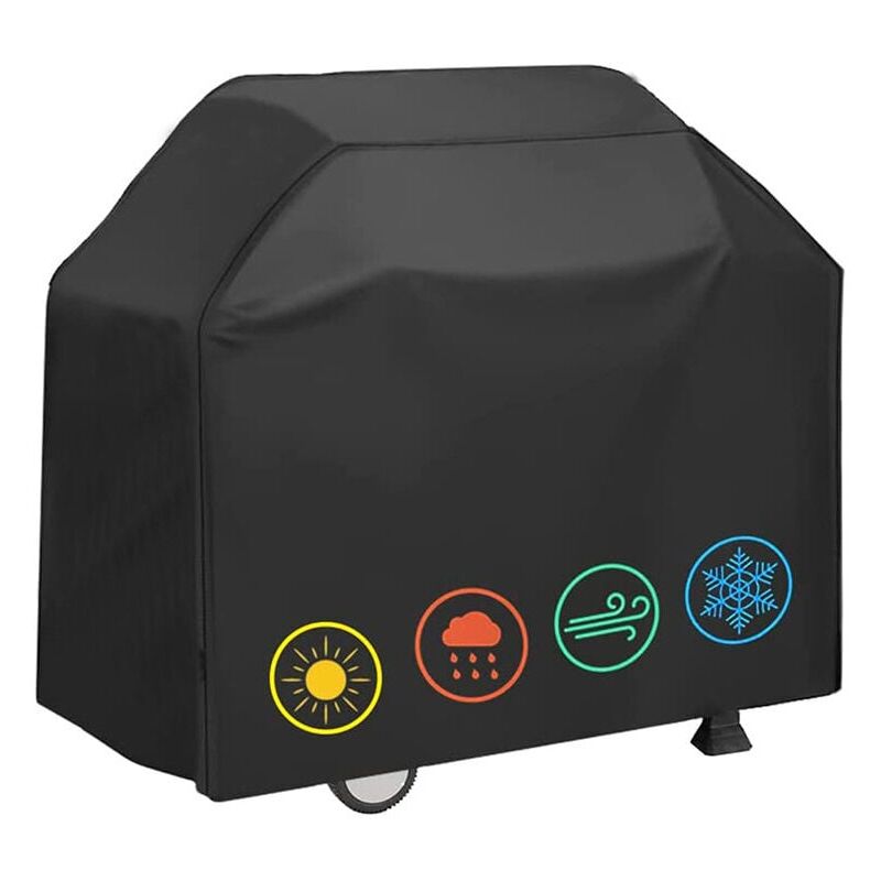 foto del prodotto housse barbecue exterieur, 210d oxford housse barbecue, couverture de grill anti vent anti uv anti l eau anti l humidit antipoussi re, fits most