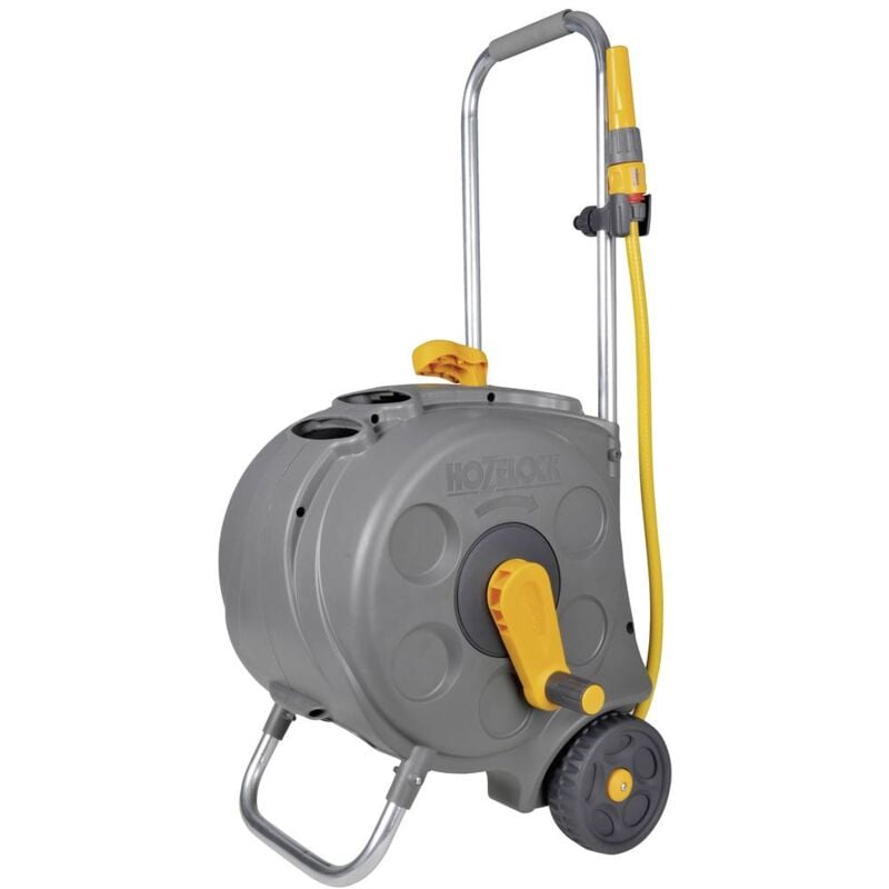 foto del prodotto hozelock 2416r0000 carrello avvolgitubo 30 m 1 2 pollice 1 pz. grigio, giallo