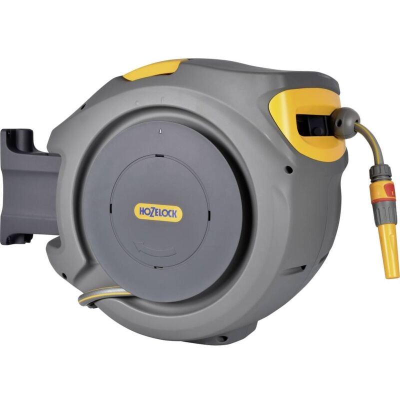 foto del prodotto hozelock auto reel 30 2403 0000 30 m 1 pz. grigio, giallo avvolgitubo automatico da giardino