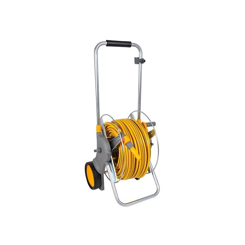 foto del prodotto hozelock carrello avvolgitubo in metallo per impieghi gravosi da 30 m 19 mm