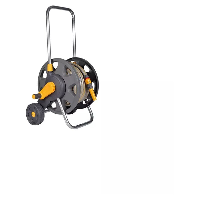 foto del prodotto hozelock carrello avvolgitubo manuale assemblato con tubo da 20 metri e diametro 12,5 mm