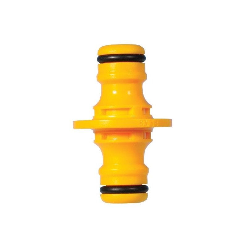 foto del prodotto hozelock raccordo doppio maschio in plastica per tubo da giardino sfuso