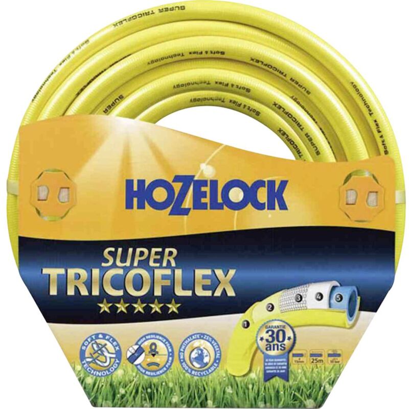 foto del prodotto hozelock tricoflex 116787 13 mm 50 m 50 m giallo tubo da giardino