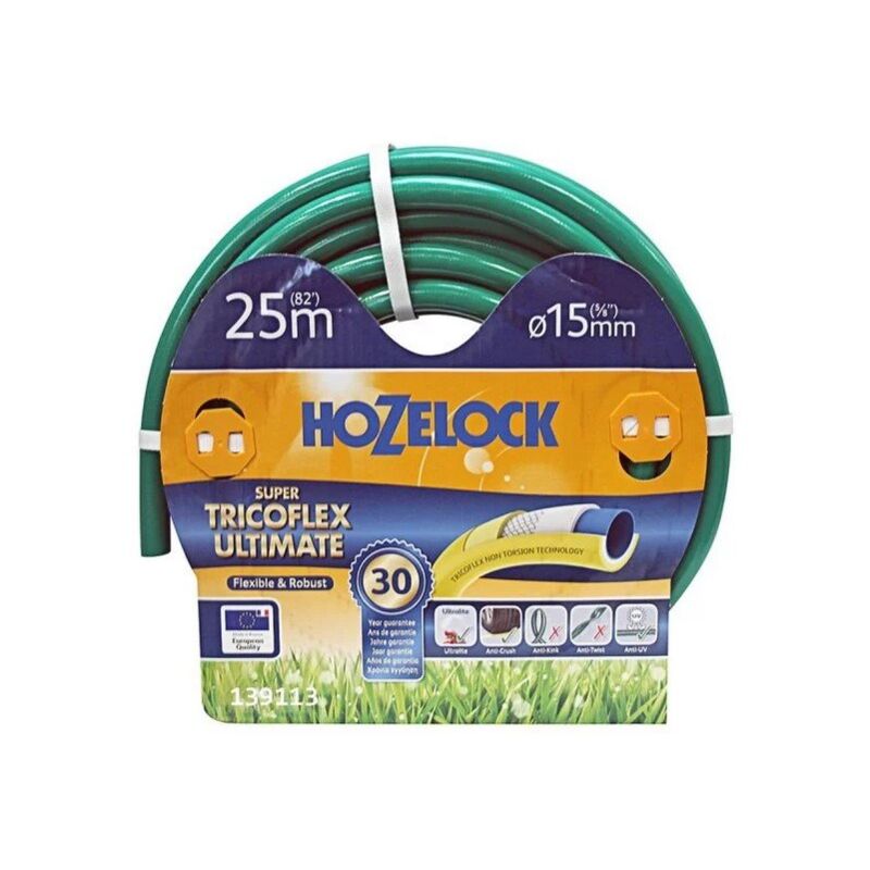 foto del prodotto hozelock tubo da giardino multiuso super tricoflex ultimate 19mm 50m verde