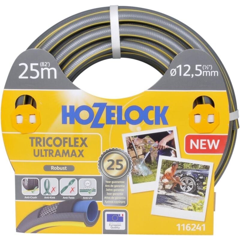 foto del prodotto hozelock tubo da giardino tricoflex ultramax 25 mt diam 12,5 mm
