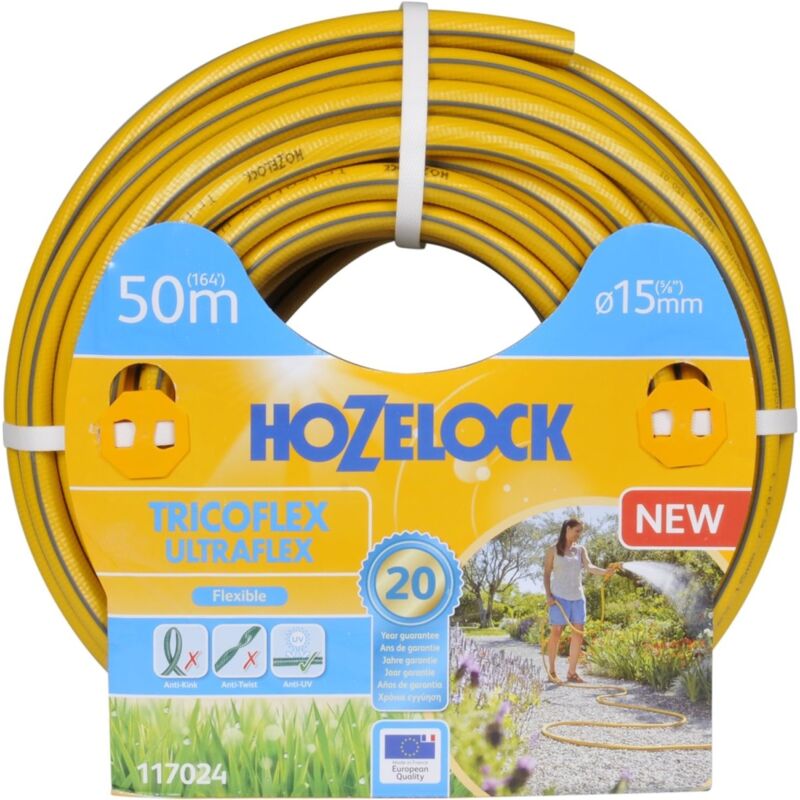 foto del prodotto hozelock tubo tricoflex ultraflex da 50 25 m diam 15 mm g.f. size 25 mt