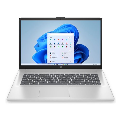 foto del prodotto hp 17 cn2012nl intel core i5 i5 1235u computer portatile 43,9 cm 17.3 hd 8 gb ddr4 sdram 512 gb ssd wi fi 5 802.11ac windows 11 home argento