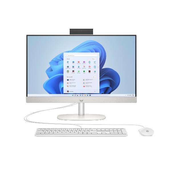 foto del prodotto hp 27 cr0048nl intel core i5 i5 1335u 68,6 cm 27 1920 x 1080 pixel pc all in one 16 gb ddr4 sdram 512 gb ssd windows 11 home wi fi 6 802.11ax bianco