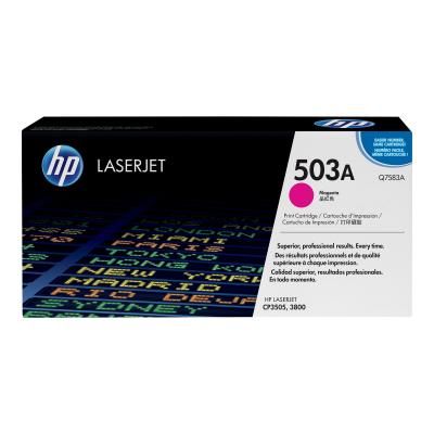foto del prodotto hp 503a magenta original laserjet toner cartridge cartuccia toner 1 pz originale