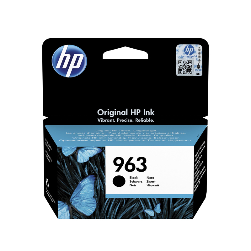 foto del prodotto hp 963 black 3ja26ae - cartuccia originale