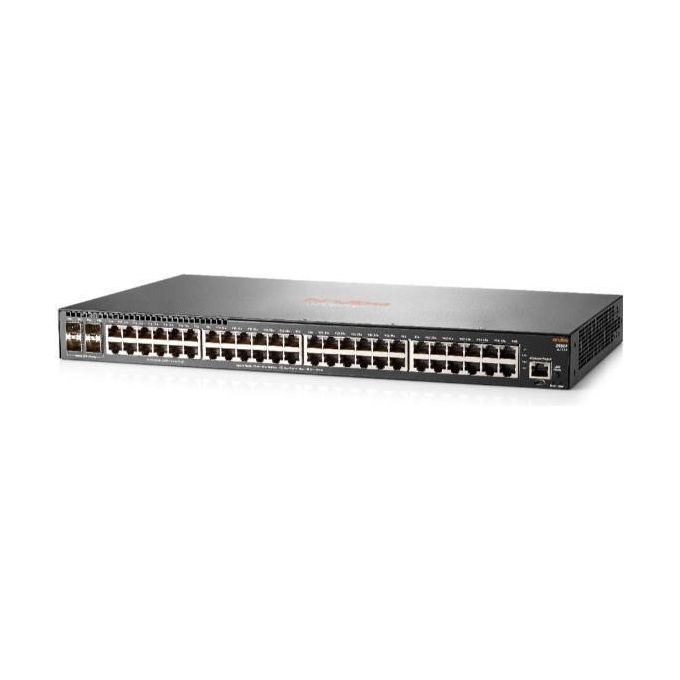 foto del prodotto hp aruba 2930f 48g 4sfp switch l3 gestito 48 x 10 100 1000 4 x 1 gigabit 10 gigabit sfp uplink montabile su rack