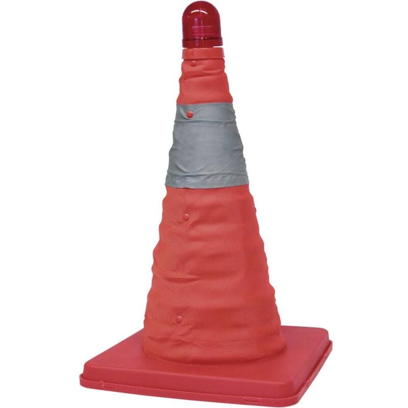 foto del prodotto hp autozubeh r 10282 0113910 cono per traffico luce di emergenza led rosso l x l x a 245 x 245 x 460 mm 1 pz.