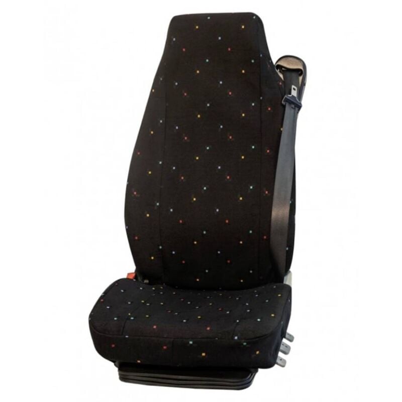 foto del prodotto hp autozubeh r 22221 coprisedile cotone, poliestere nero, disegnato sedile di guida, sedile del passeggero, sedile post