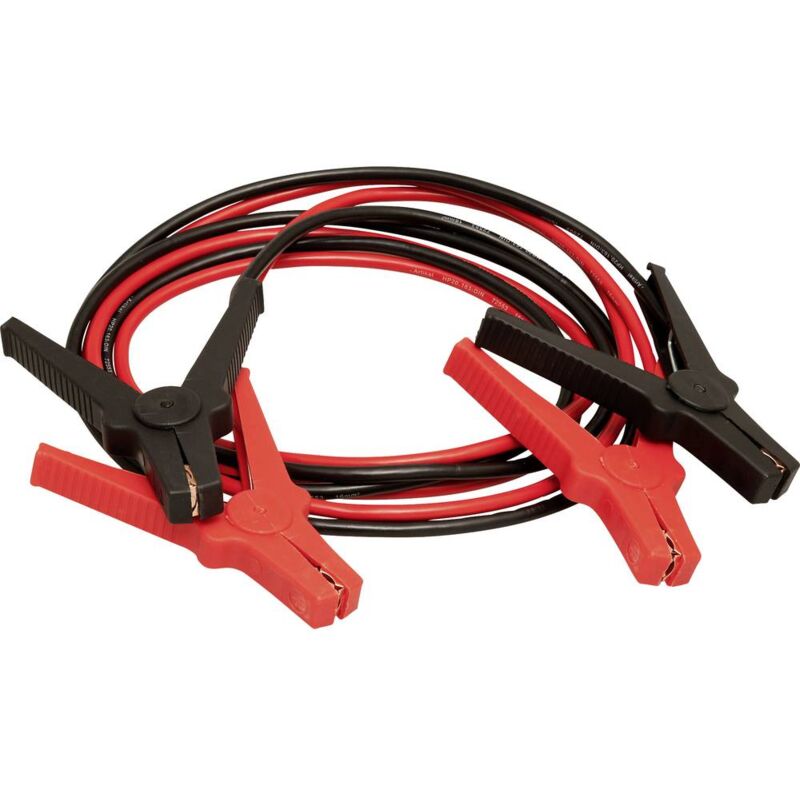 foto del prodotto hp autozubeh r cavi batteria per avviamento d emergenza 40 mm lega di rame e alluminio 4.50 m con pinze di plastica