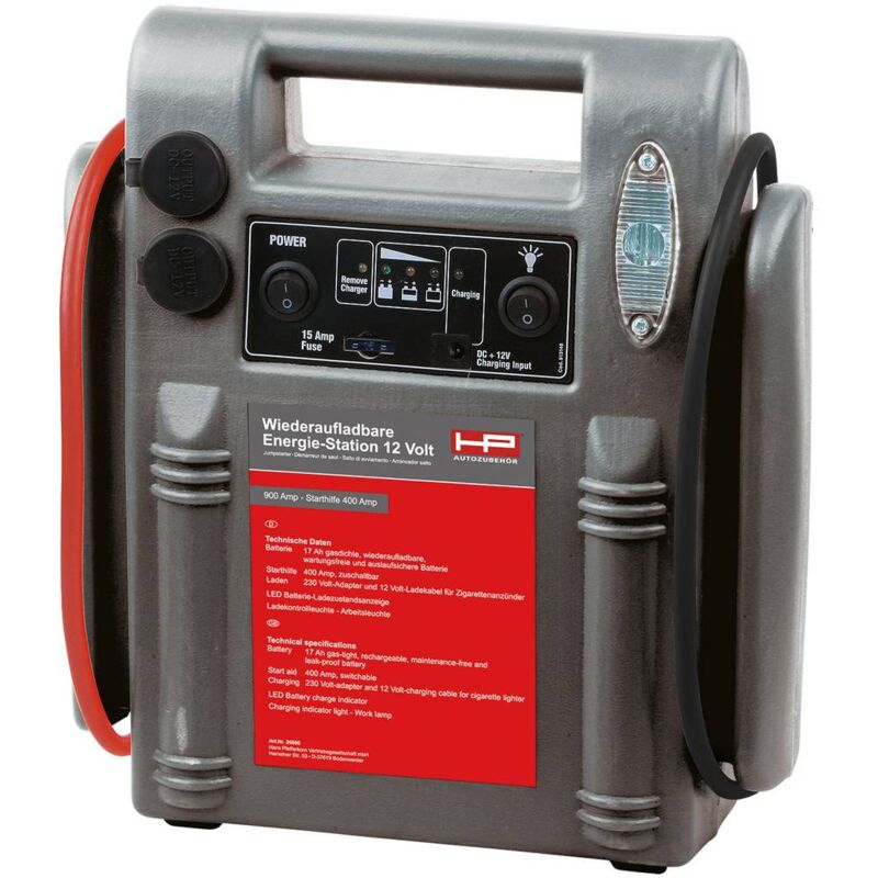 foto del prodotto hp autozubeh r sistema di accensione rapido 20896 corrente d avviamento ausiliaria 12 v 400 a luce di lavoro, indicat