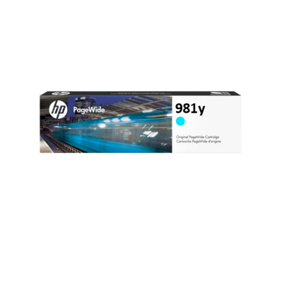foto del prodotto hp cartuccia ciano originale ad altissima capacit pagewide 981y