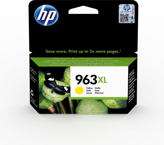 foto del prodotto hp cartuccia di inchiostro giallo originale 963xl ad alta capacit 
