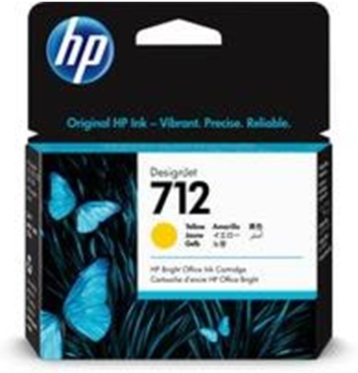 foto del prodotto hp cartuccia di inchiostro giallo originale designjet 712 da 29 ml
