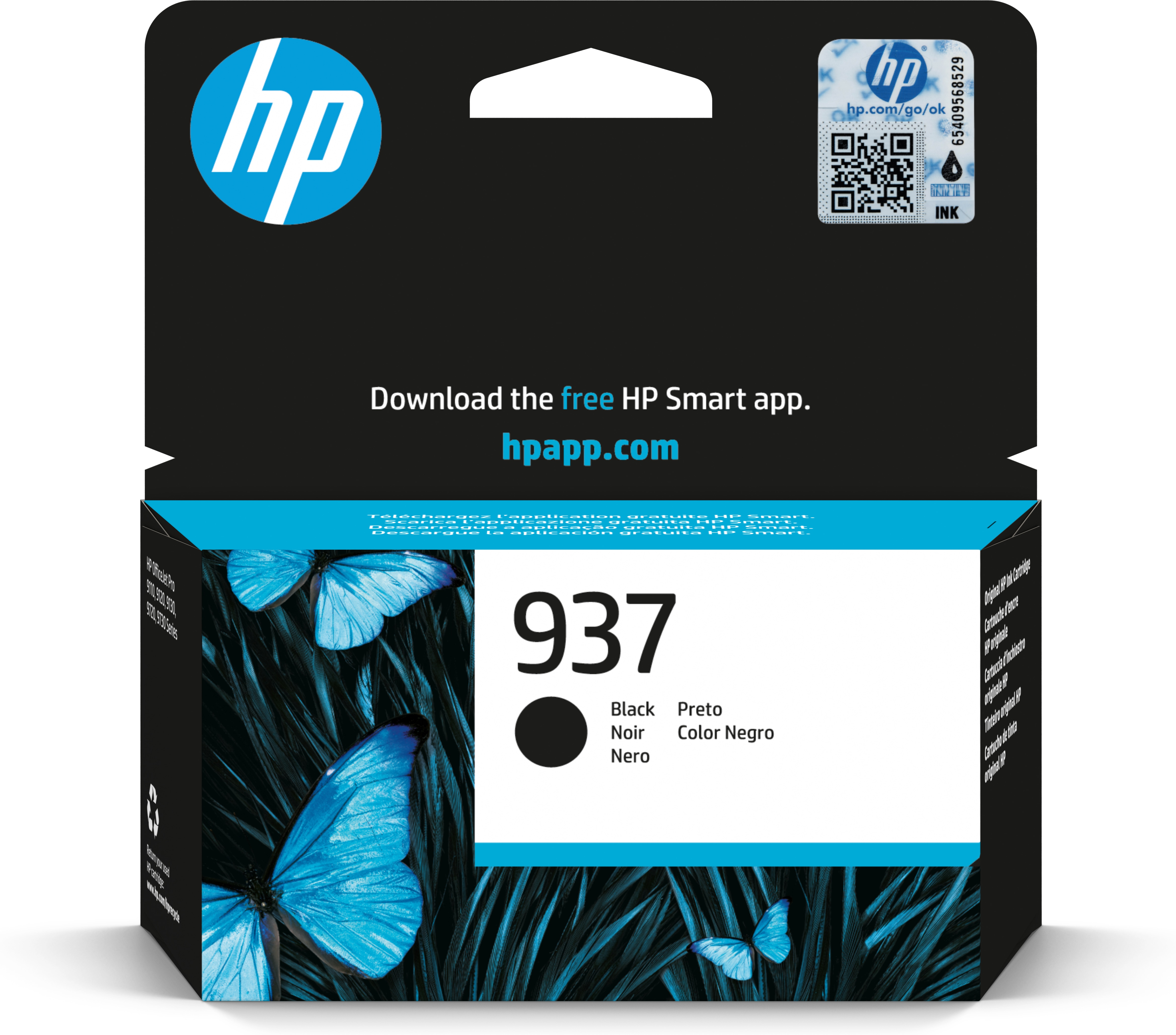 foto del prodotto hp cartuccia di inchiostro nero originale 937