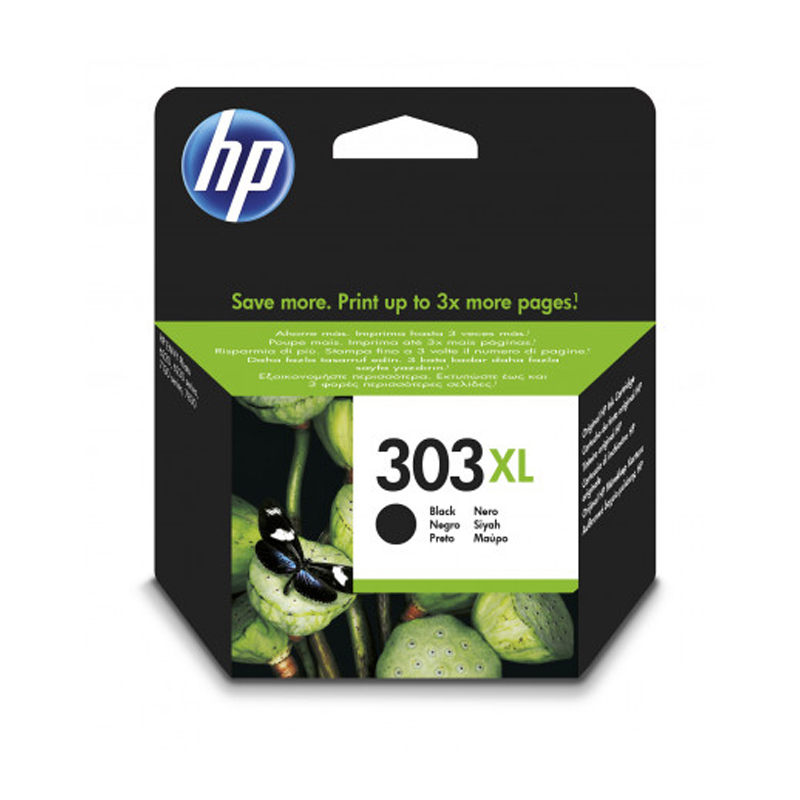foto del prodotto hp cartuccia di inchiostro nero originale ad alta capacit 303xl