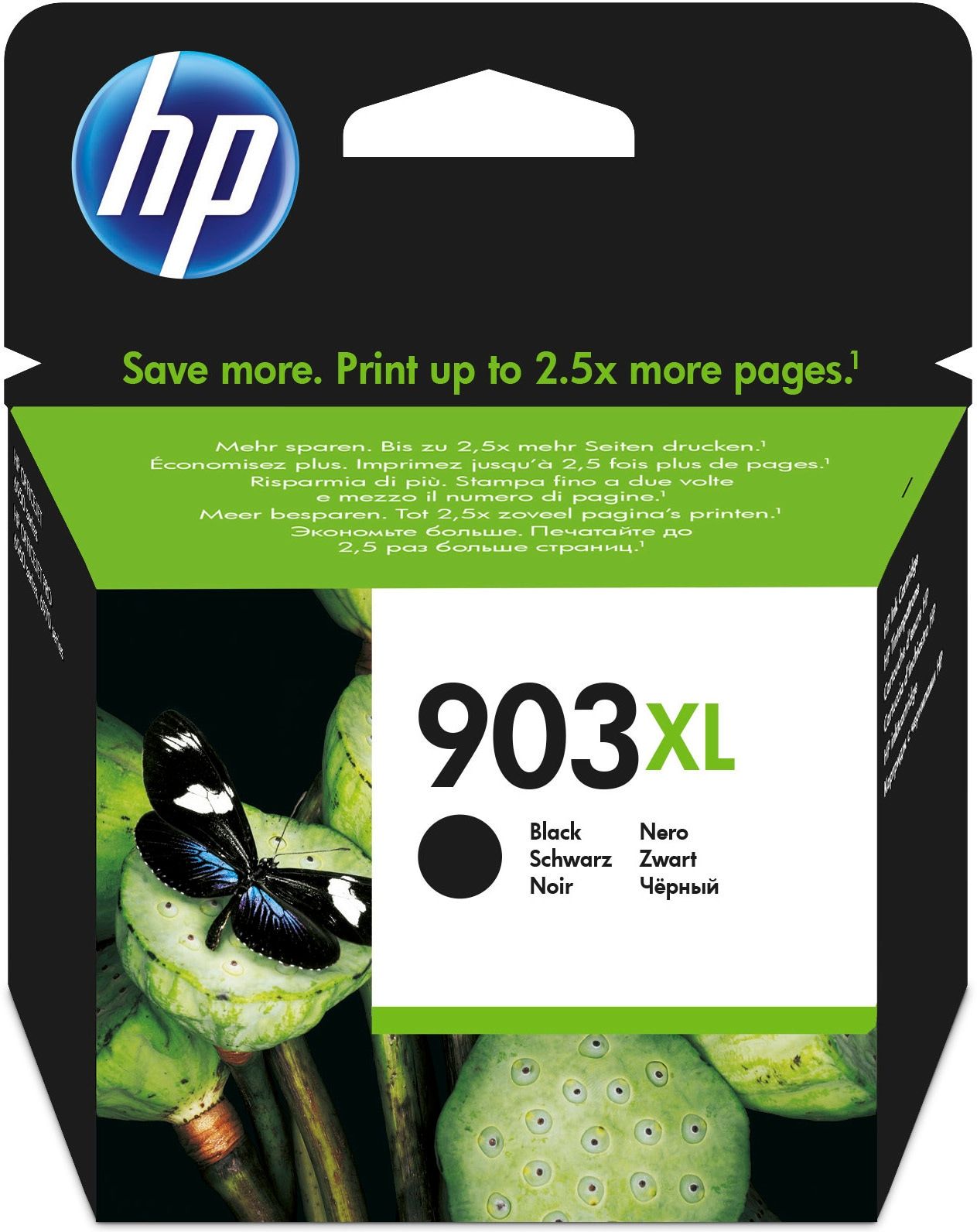 foto del prodotto hp cartuccia di inchiostro nero originale ad alta capacità 903xl