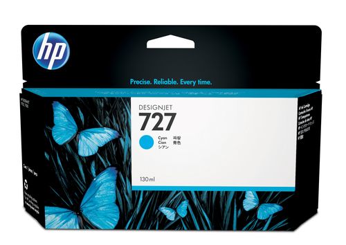 foto del prodotto hp cartuccia inchiostro ciano designjet 727 da 130 ml